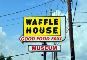 Waffle House Museum Street Sign