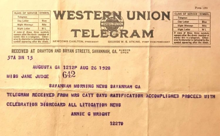 Western Union Telegram, MS 1349